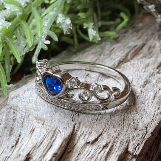 Princess of Wales Sapphire Crown Ring - 4