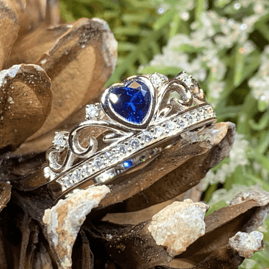 Princess of Wales Sapphire Crown Ring - 4