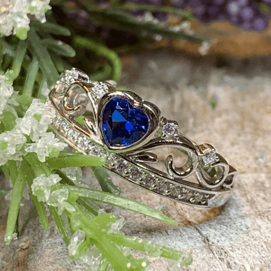 Princess of Wales Sapphire Crown Ring - 4