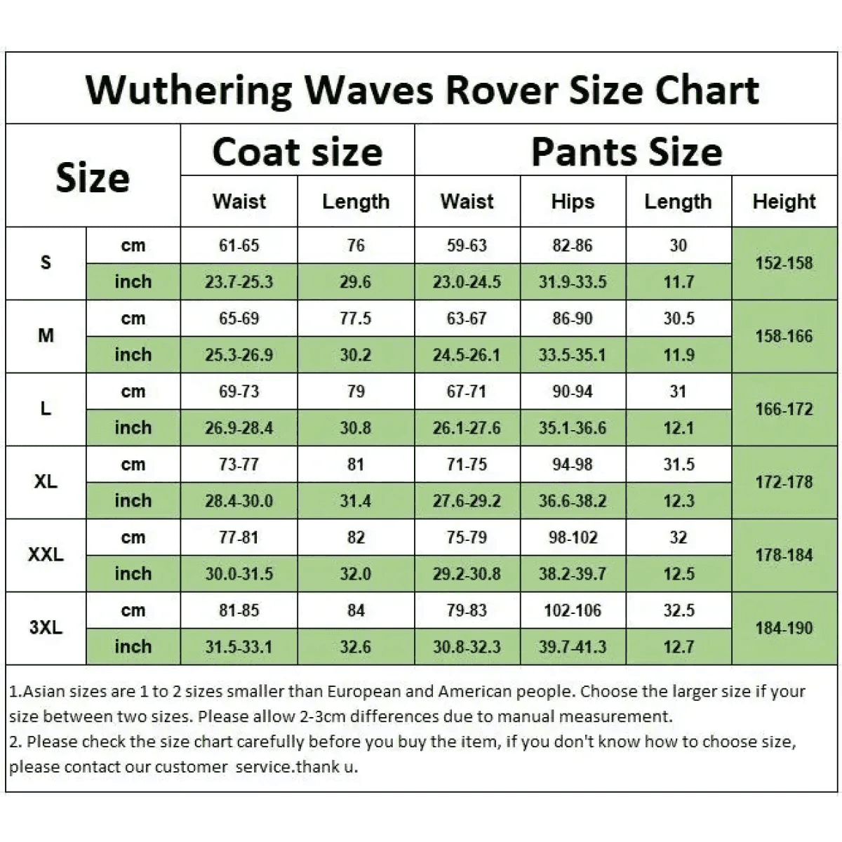 Wuthering Waves Rover Cosplay Costume – Full Set with Wig & Accessories - S / Wig Only