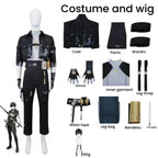 Wuthering Waves Rover Male Cosplay Costume – Full Set with Wig - S / Costume and wig