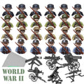 World War 2 Soldiers mixed set of 24 Lego Compatibe Minifigures