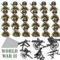 World War 2 American Soldiers set of 24 Lego Compatibe Minifigures