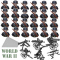 World War 2 German Soldiers set of 24 Lego Compatibe Minifigures