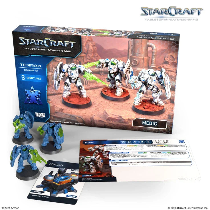 StarCraft The Miniatures Game: Terran: Medic Expansion Set