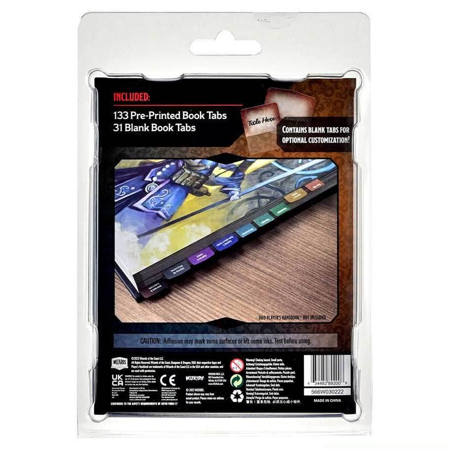 D&D Book Tabs: Player's Handbook - 