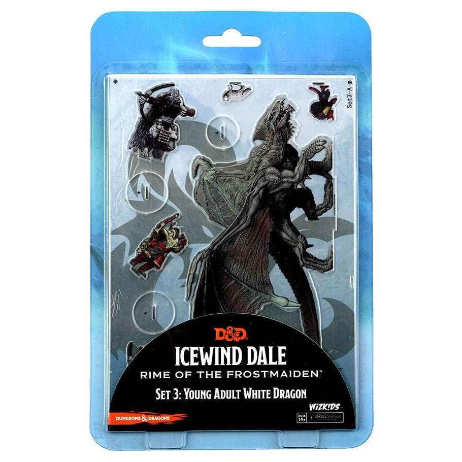 D&D: Idols of the Realms - Icewind Dale: Rime of the Frostmaiden - 2D Young Adult White Dragon - 