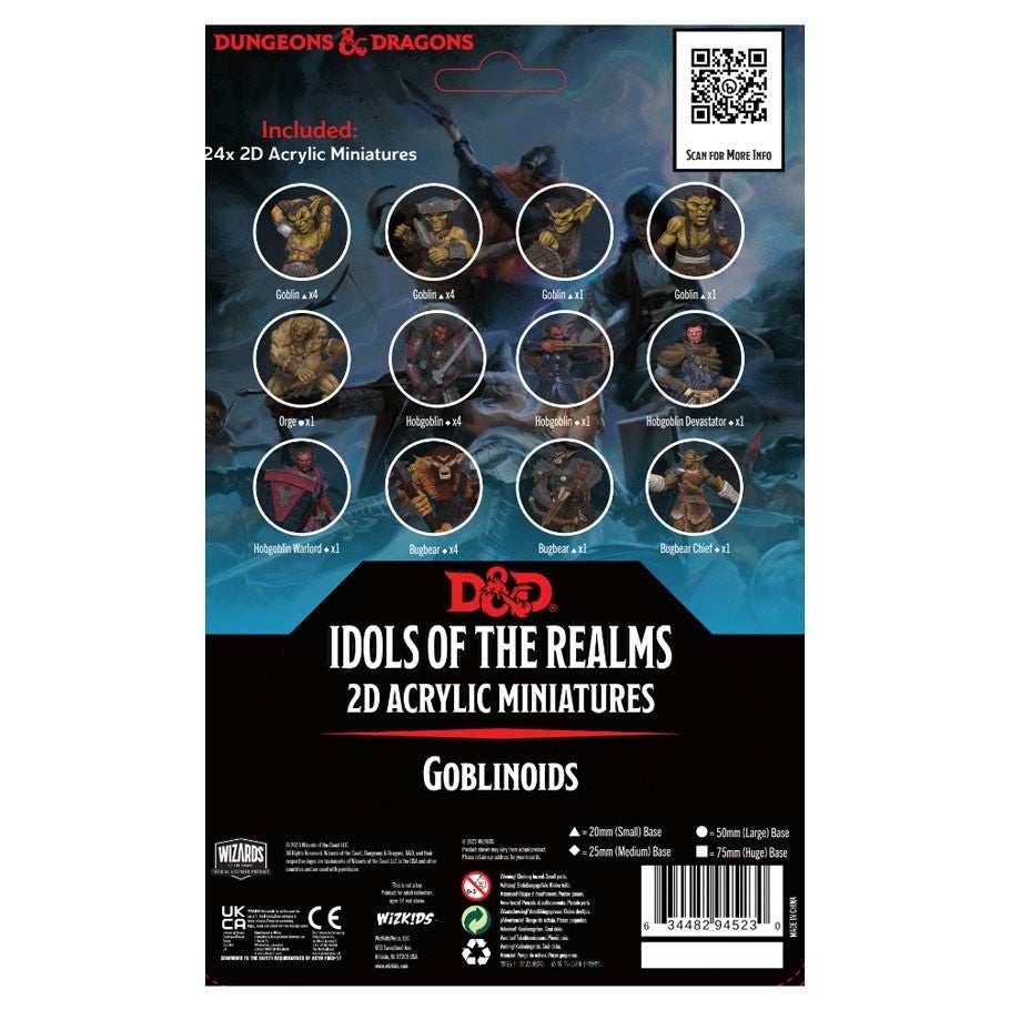 D&D: Idols of the Realms - Goblinoids 2D Acrylic Miniatures - 