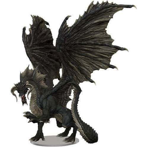 D&D: Icons of the Realms - Adult Black Dragon Premium Figure - 