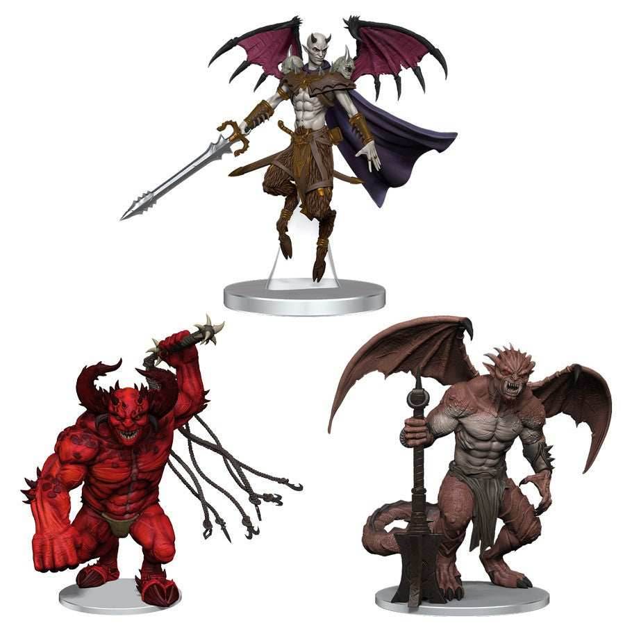 D&D: Icons of the Realms - Archdevils - Hutijin, Moloch, Titivilus - 