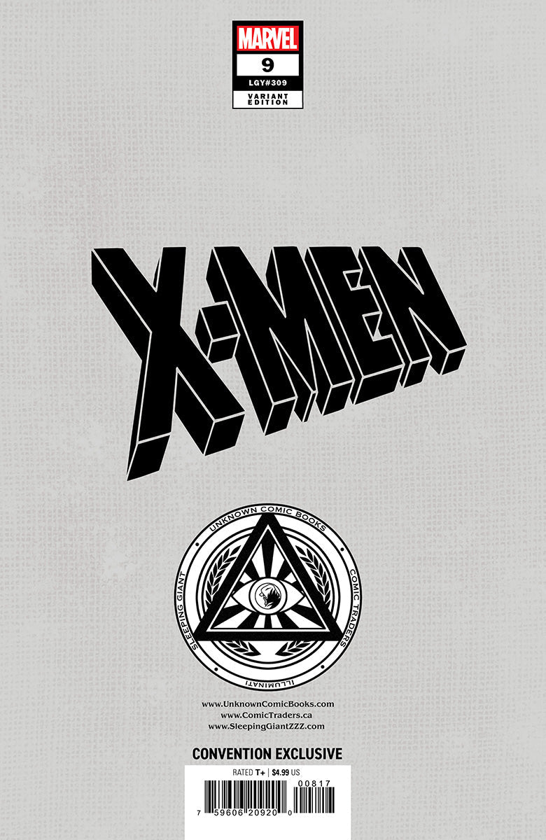 X-Men #9 Unknown Comics Tyler Kirkham Connecting Covers Exclusive [Secret] Virgin Var (12/18/2024)