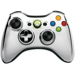 Xbox 360 Wireless Official-Controller - Xbox 360 - Silver Chrome