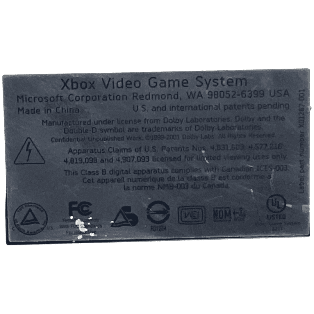 Xbox Video Game System (Original)