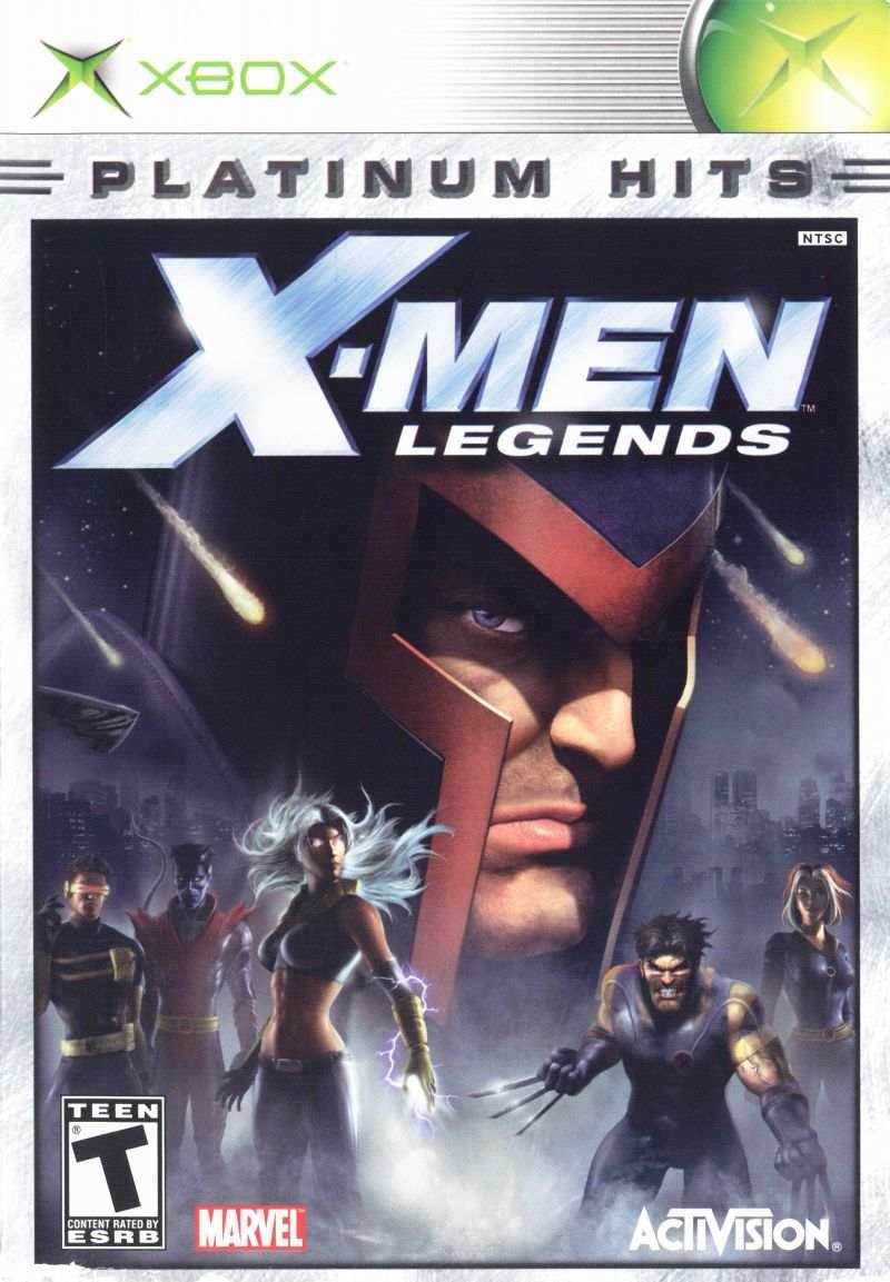 X-Men Legends (Platinum Hits) (Xbox) - Game Manual Only