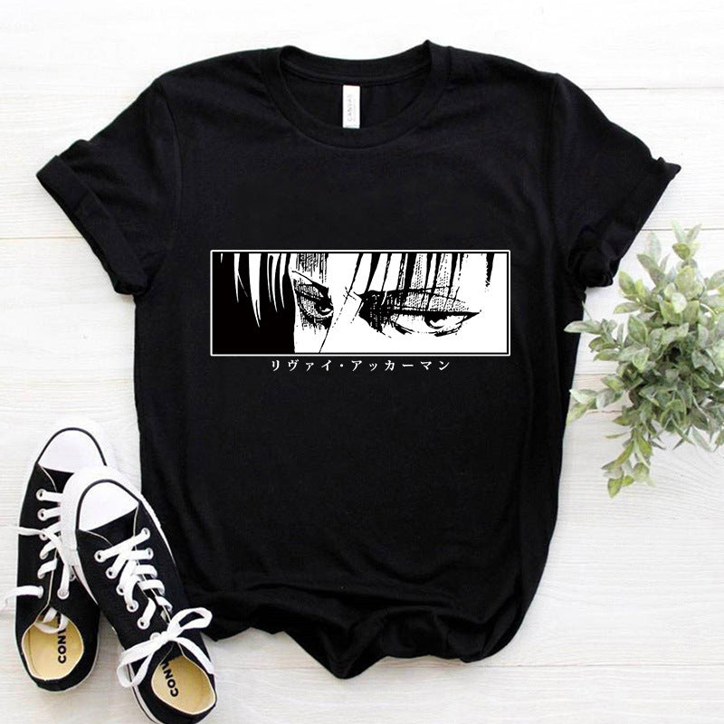 Y2k Japanese Anime Attack on Titan T Shirt