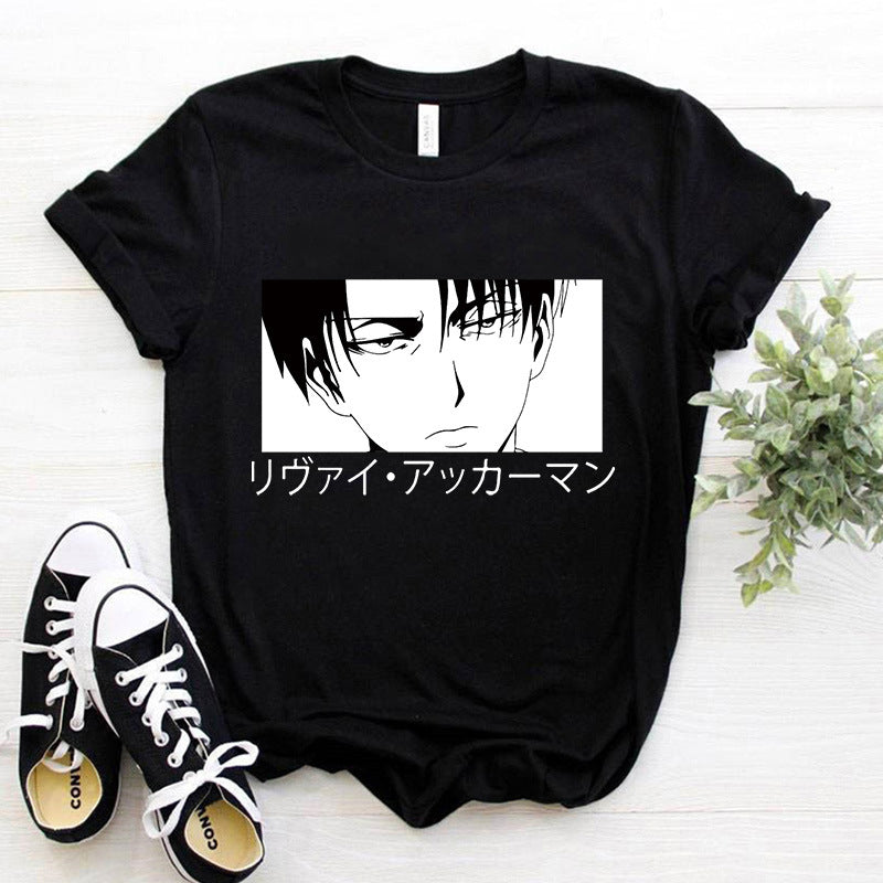 Y2k Japanese Anime Attack on Titan T Shirt Shingeki No K yoji