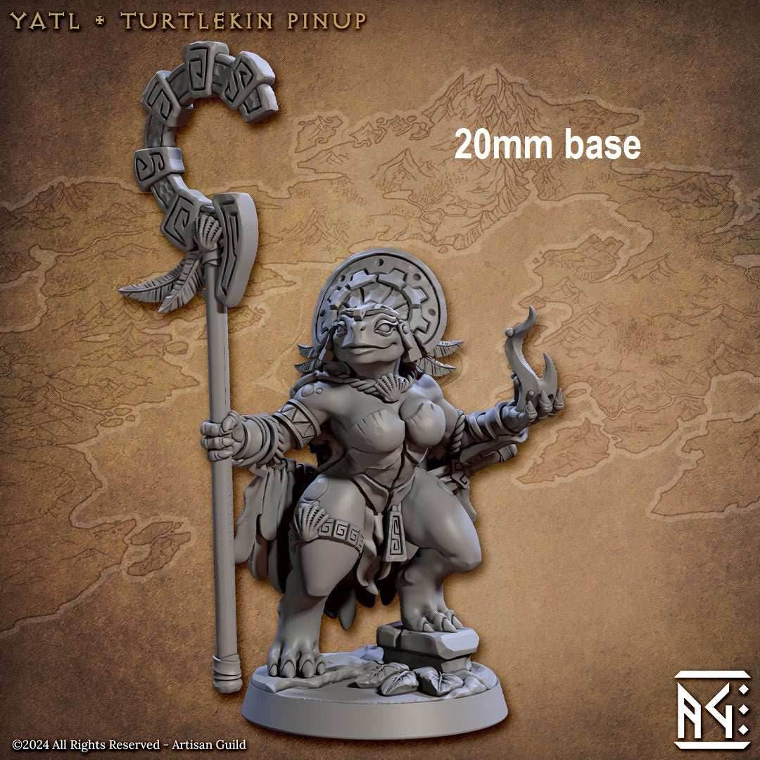Yatl (Female Turtlekin Cleric) - 
