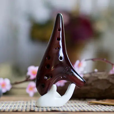 Hand-Painted C Key Ocarina - 12 Holes Professional