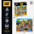 CAT 100 Piece Jigsaw Puzzles 4-Pack