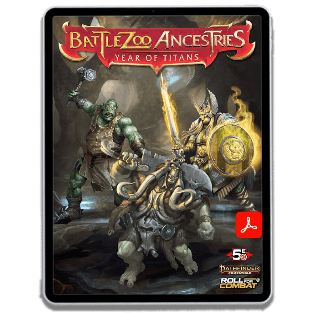 Battlezoo Ancestries: Year of Titans PDF - Pathfinder 2nd Edition / PDFs Only