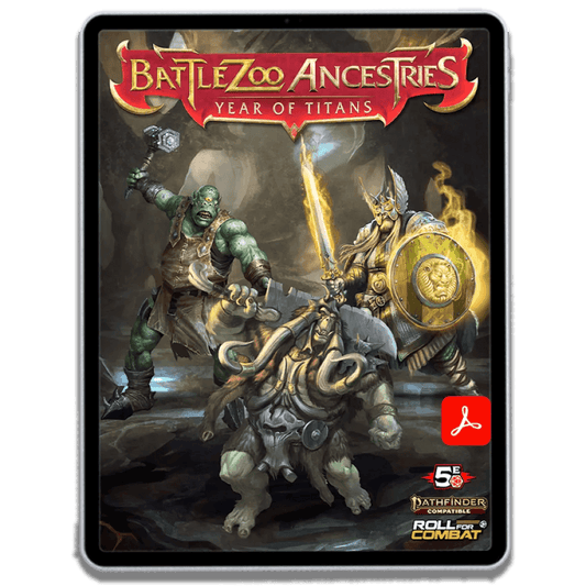 Battlezoo Ancestries: Year of Titans PDF - D&D 5th Edition / PDFs Only