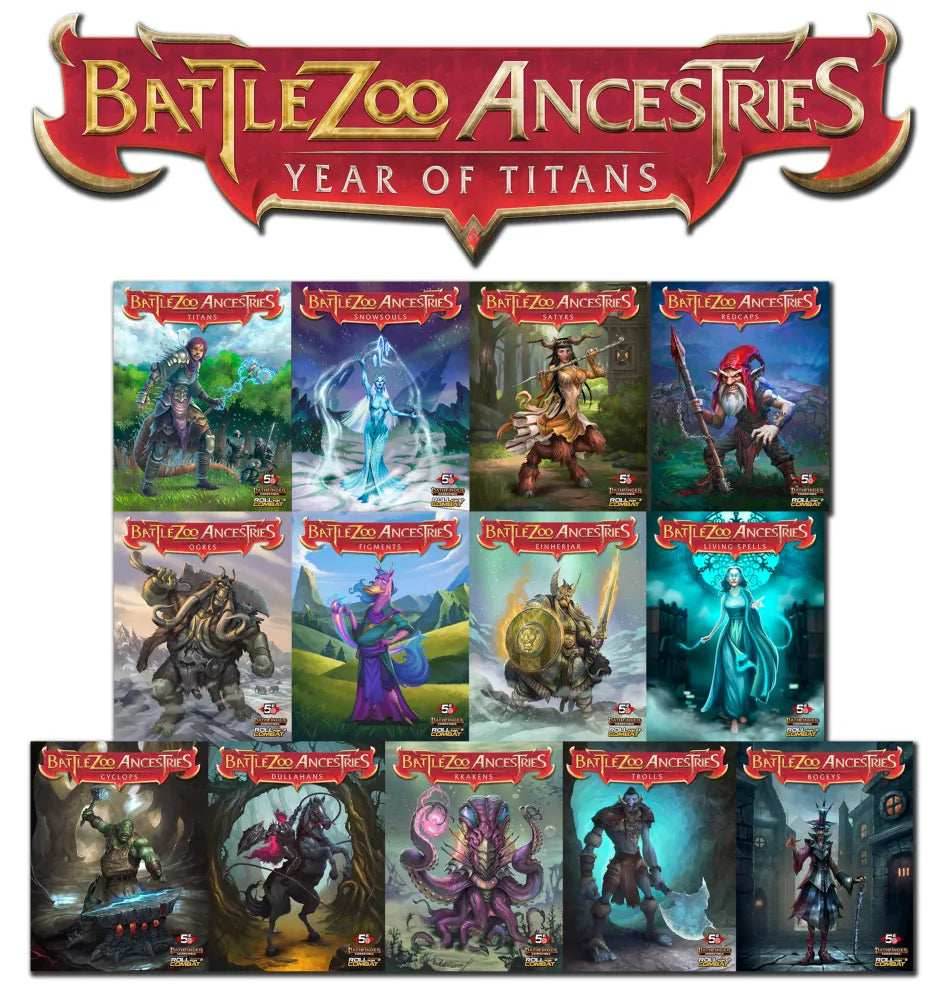 Battlezoo Ancestries: Year of Titans PDF & Foundry VTT - Pathfinder 2nd Edition