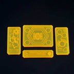 Fluorescent Scifi Screens - Tech Console / Fluorescent Orange