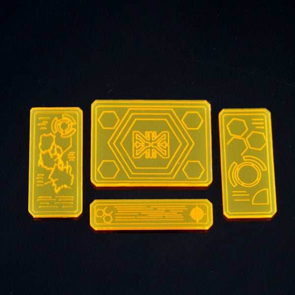 Tech Console 4-Pack - Fluorescent Orange