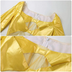Yellow Victorian Palace Dress Stage Performance Costume