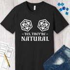 Yes They're Natural DnD Shirt - Black / S