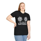 Yes They're Natural DnD Shirt - Black / S