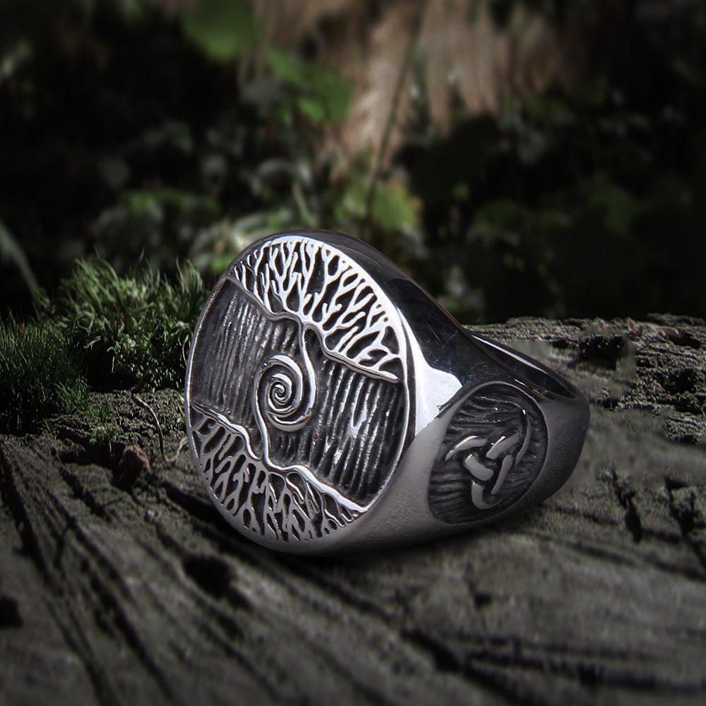 Bague Arbre de Vie Amulette Yggdrasil