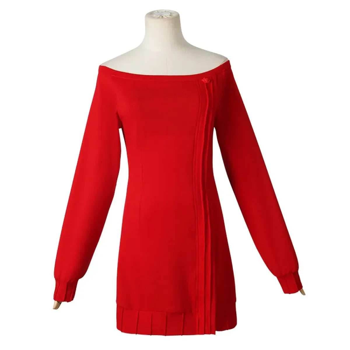 Yor Forger 'Thorn Princess' Cosplay - Sexy Red Sweater Dress - Yor Briar Dress Wig / XXL