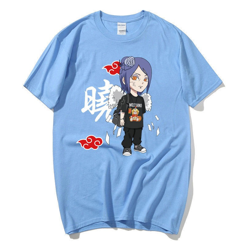 Youth New T-shirt Naruto Naruto Naruto Xiao Organization Little South Men and Women's Bottom T-shirt Top Short Sleeve