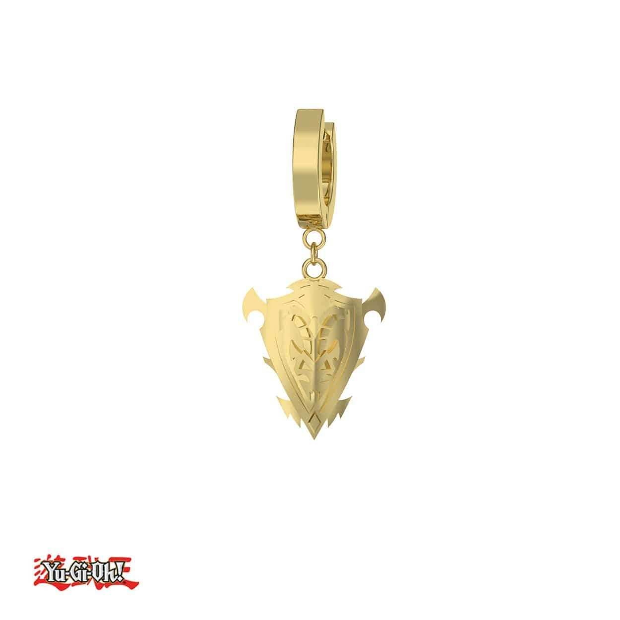 Yu-Gi-Oh!™ Black Luster Soldier Earrings - Gold / Single Shield