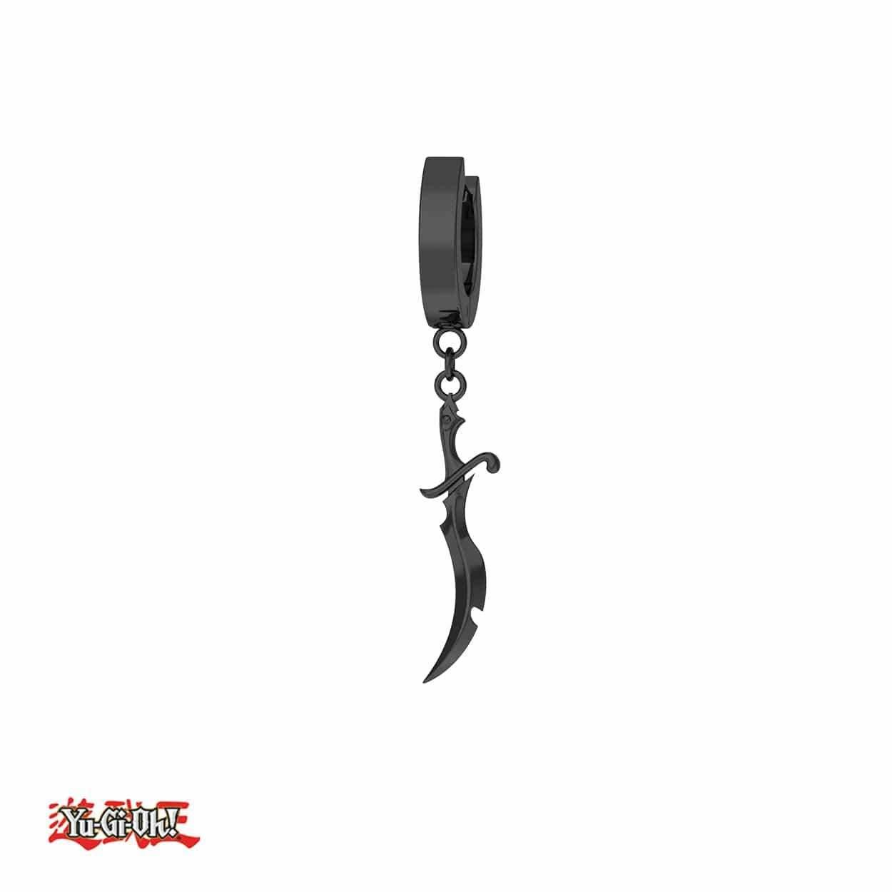 Yu-Gi-Oh!™ Black Luster Soldier Earrings - Black / Single Sword