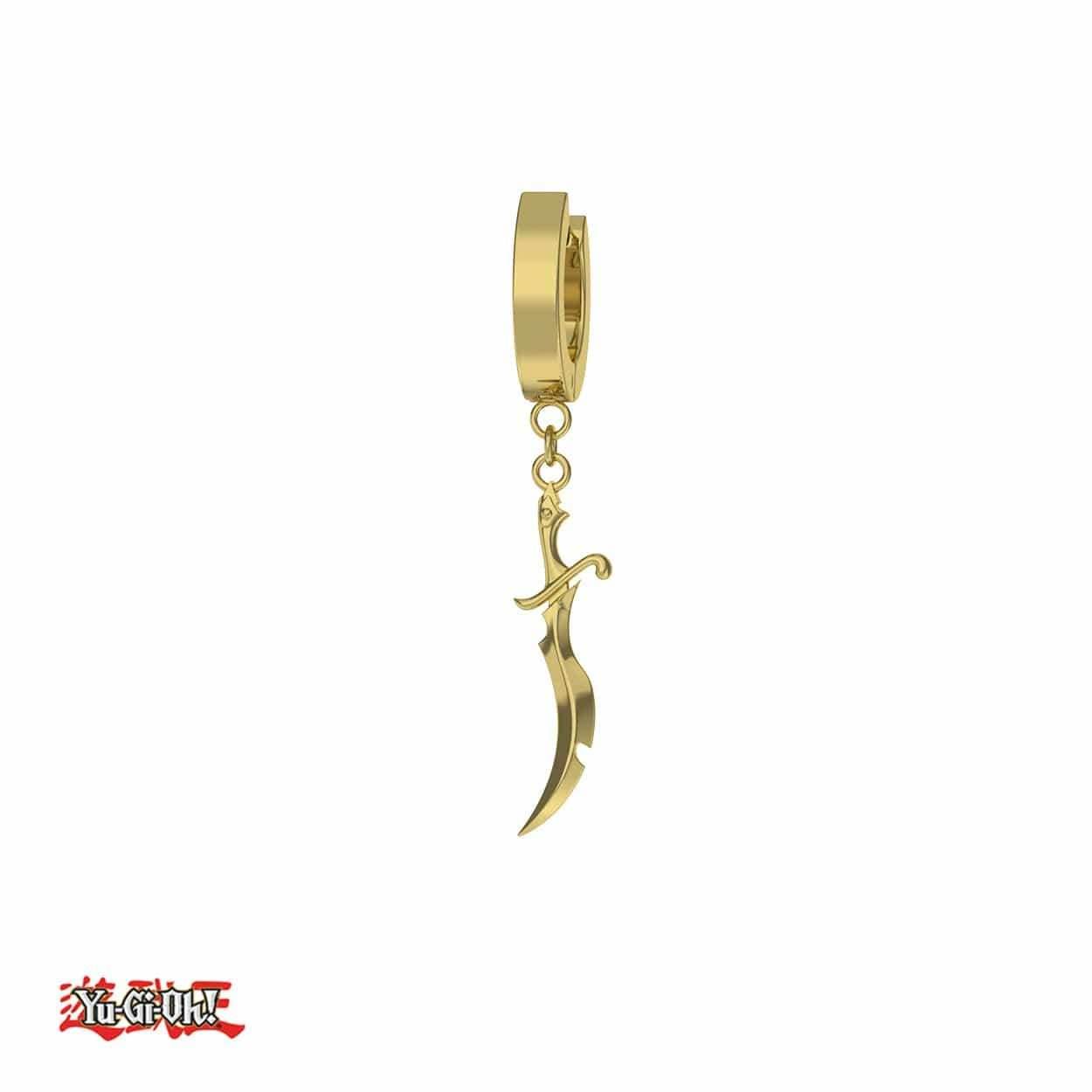 Yu-Gi-Oh!™ Black Luster Soldier Earrings - Gold / Single Sword