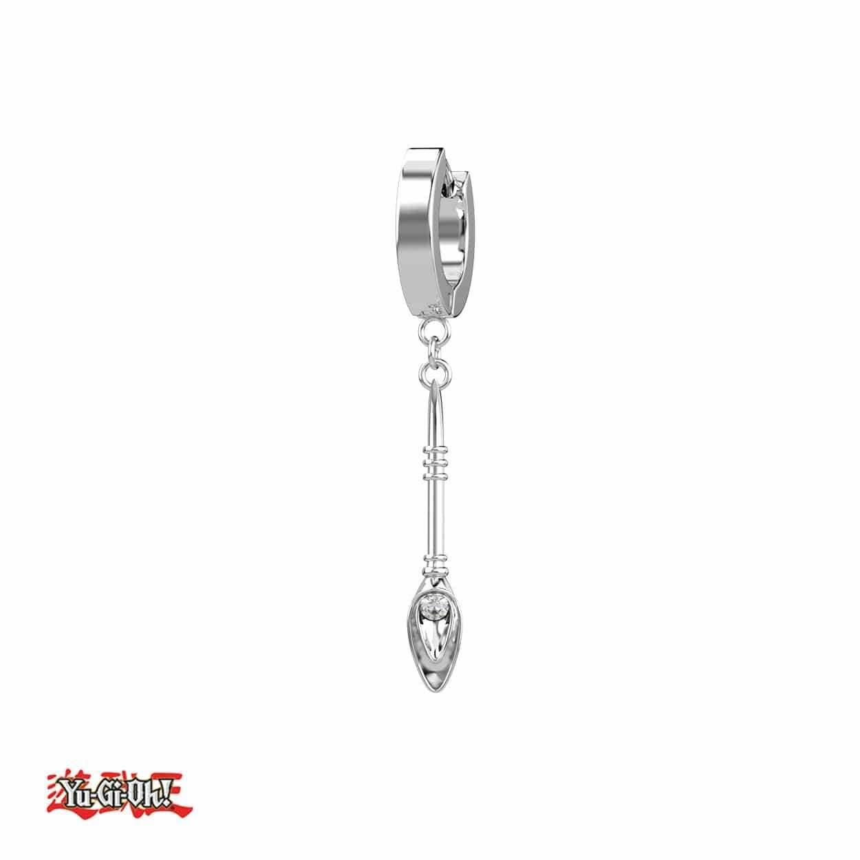 Yu-Gi-Oh!™ Dark Magician Staff Earring - Chrome / Single