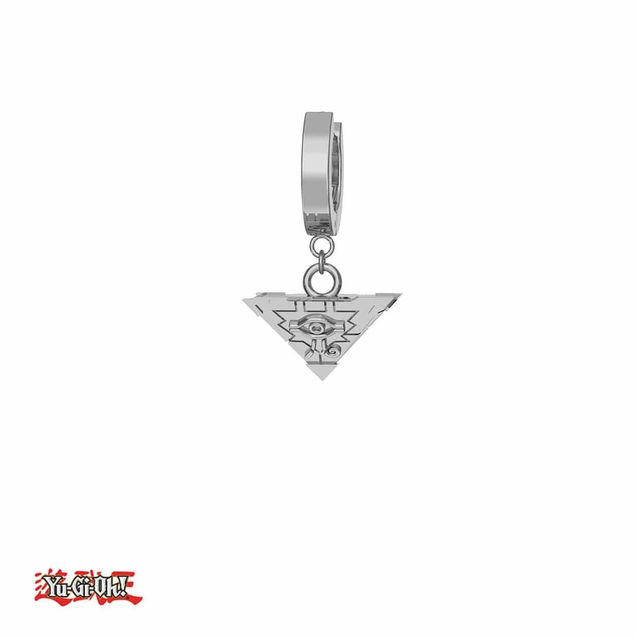 Yu-Gi-Oh!™ Millennium Puzzle Earring - Chrome / Single