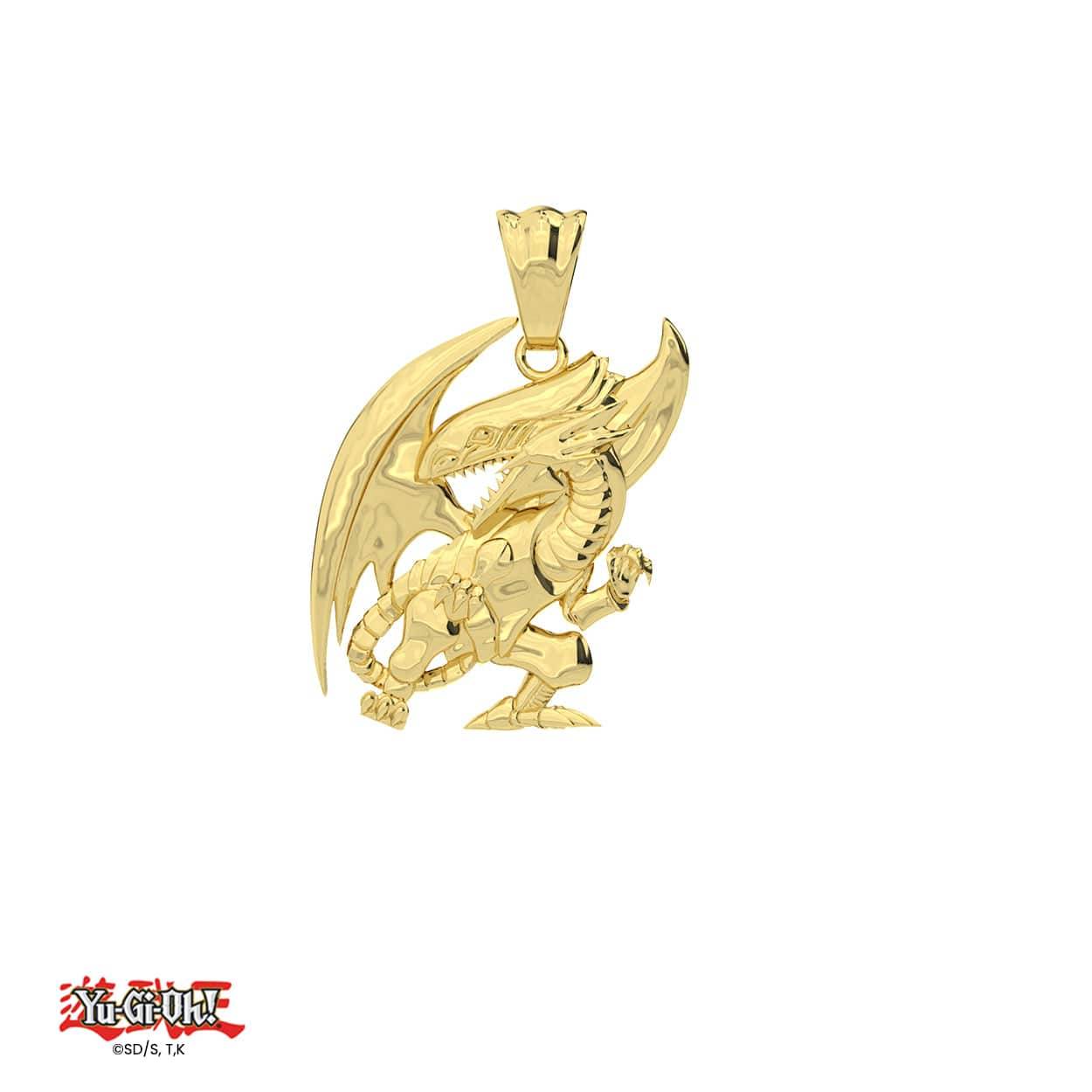 Yu-Gi-Oh!™ Blue Eyes White Dragon Necklace - Gold