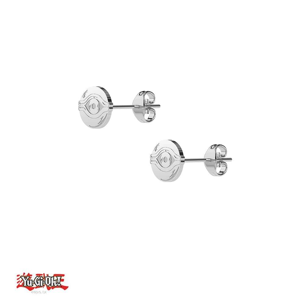 Yu-Gi-Oh!™ Millennium Eye Stud Earrings - Chrome / Pair