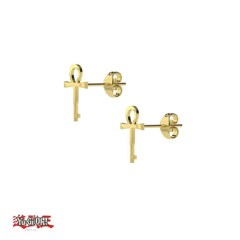 Yu-Gi-Oh!™ Millennium Key Stud Earrings - Gold / Pair