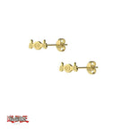 Yu-Gi-Oh!™ Millennium Necklace Stud Earrings - Gold / Pair