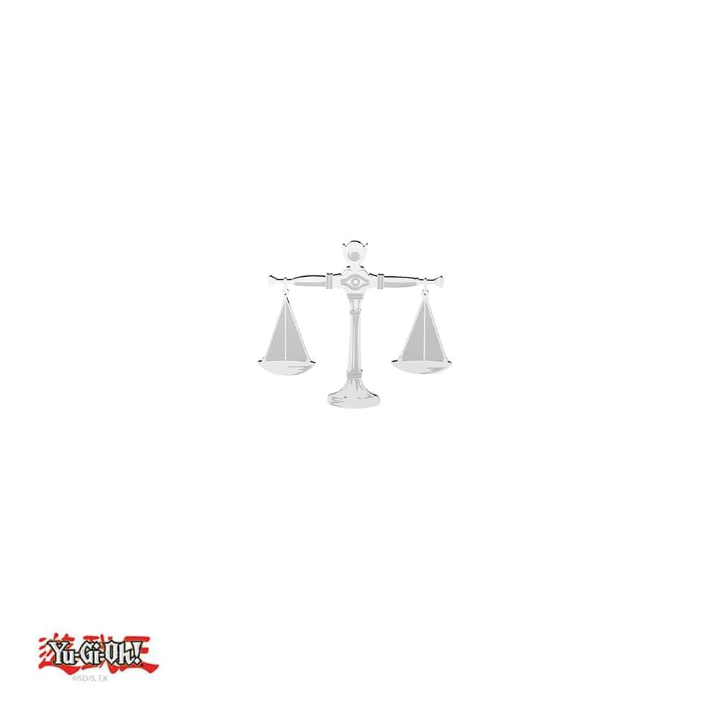 Yu-Gi-Oh!™ Millennium Scale Stud Earrings - Chrome / Pair
