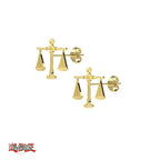 Yu-Gi-Oh!™ Millennium Scale Stud Earrings - Gold / Pair