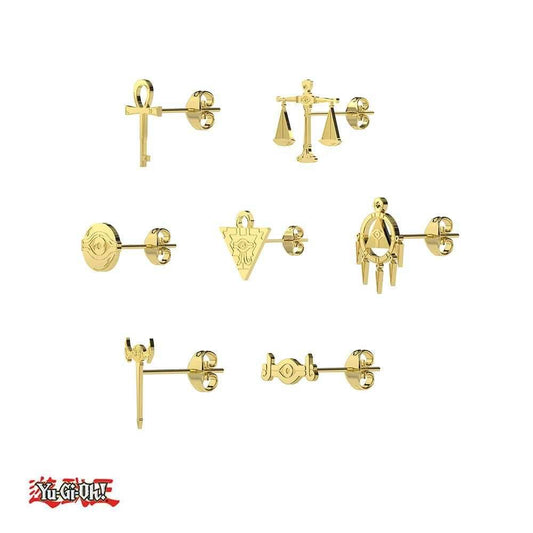Yu-Gi-Oh!™ Millennium Collection Stud Earrings - Chrome / Set
