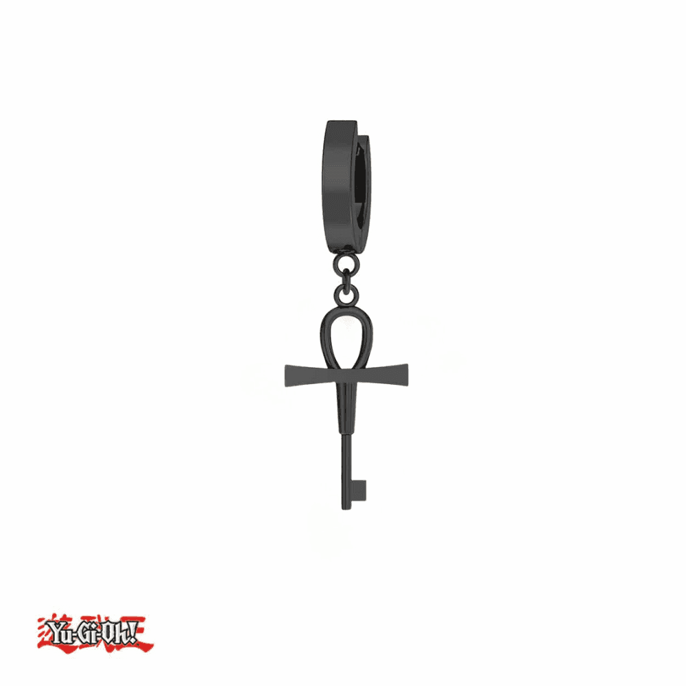 Yu-Gi-Oh!™ Millennium Key Earring - Black / Single