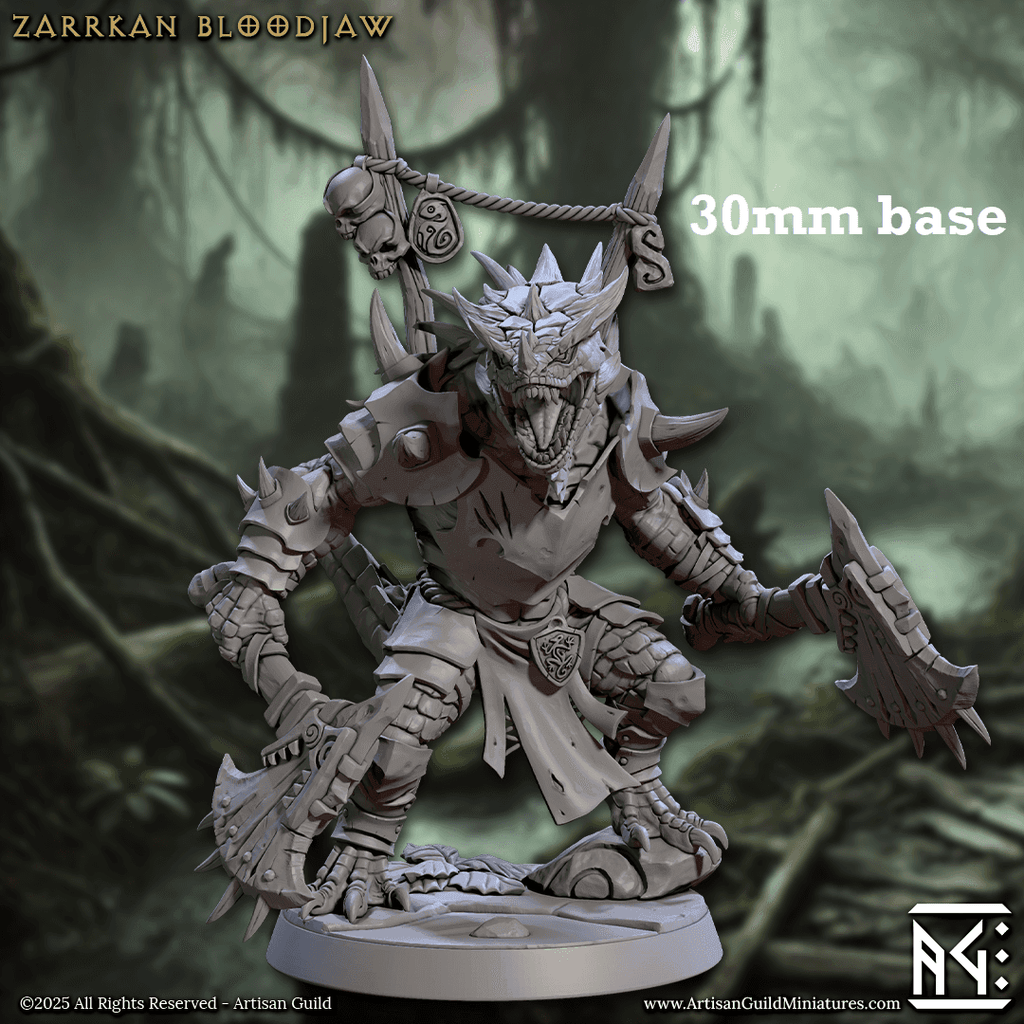 Zarrkan Bloodjaw (Male Lizardfolk Warlord) - 