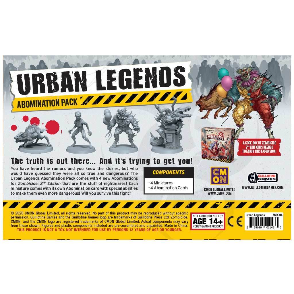 Zombicide: 2nd Edition - Urban Legends Abominations Pack - 