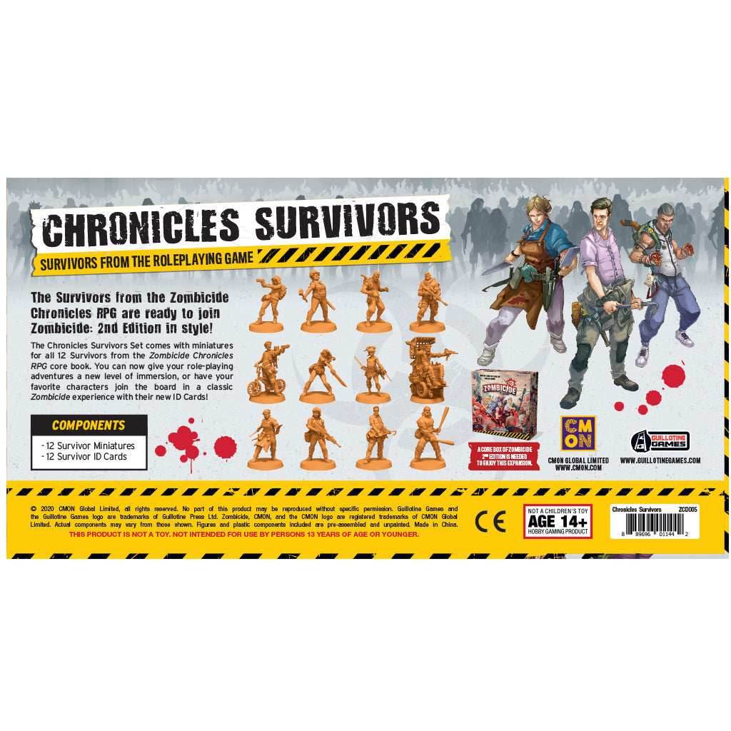 Zombicide: 2nd Edition - Chronicles Survivor Set - 